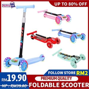 [BIG WHEEL] The Ultimate Foldable Children’s Scooter With LED Wheels